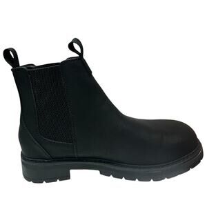Portland Boot Company Men's Chelsea Boot Size 10 Black Lug Sole NWOT